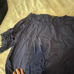 Melissa Paige Deep Blue Top